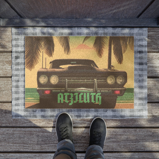 Atziluth Gallery "Beached Car" Doormat