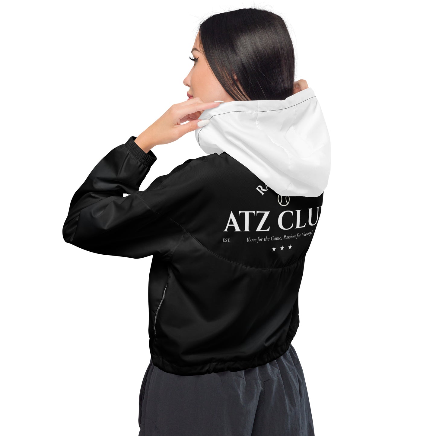 ATZ CLUB Women’s cropped windbreaker