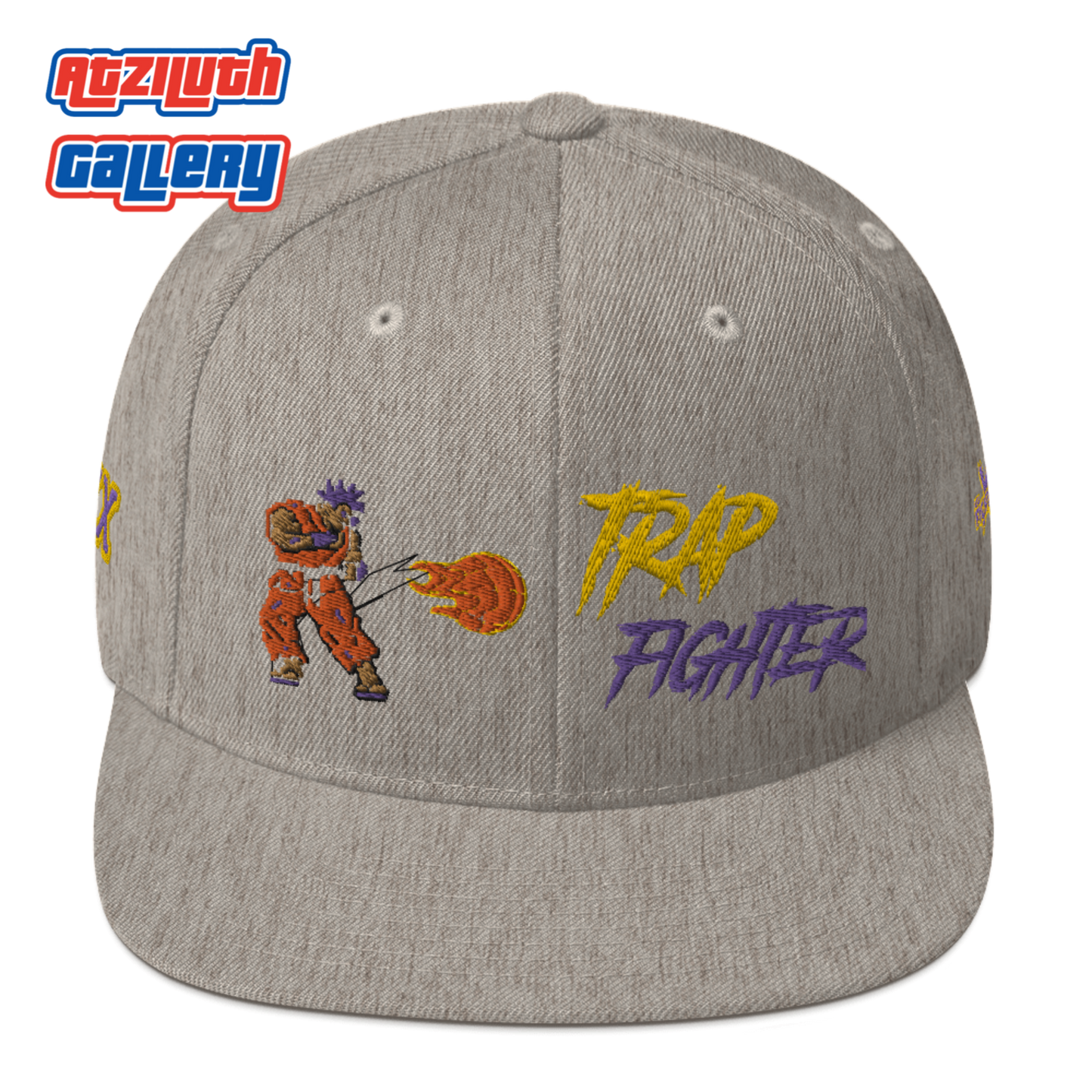 Atziluth Gallery "Trap Fighter" Snapback Hat