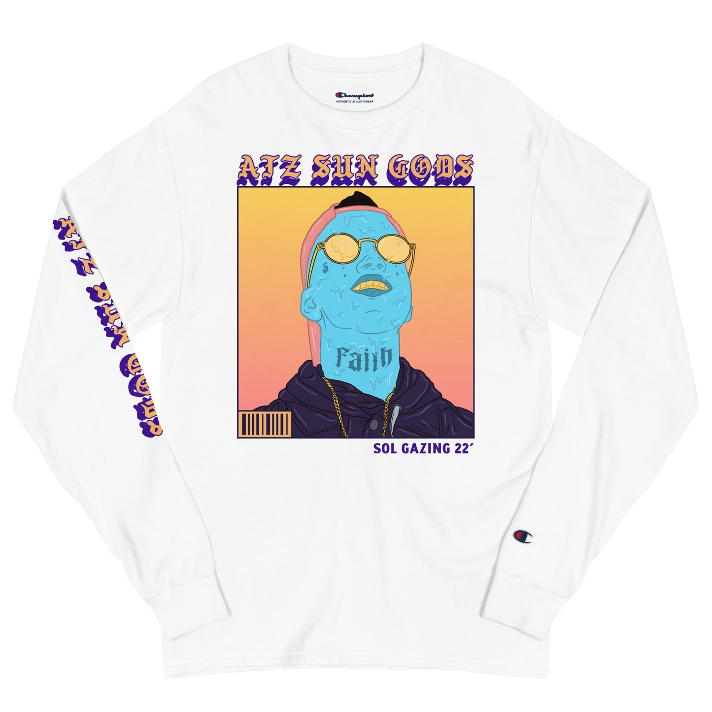 Atziluth Gallery "Sun Gods" Men's Champion Long Sleeve Shirt