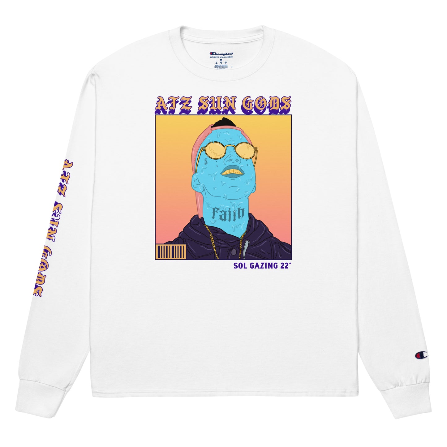 Atziluth Gallery "Sun Gods" Men's Champion Long Sleeve Shirt