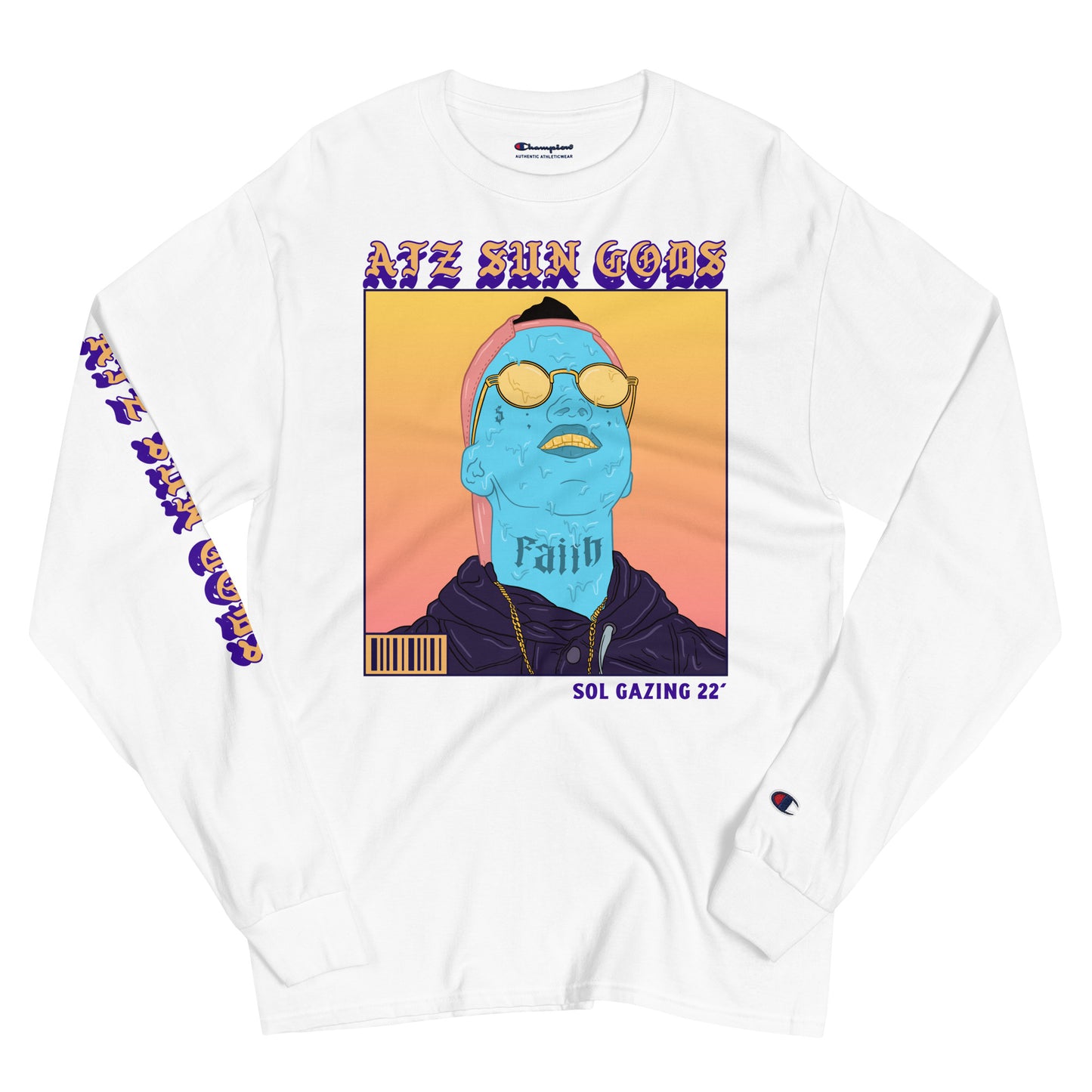 Atziluth Gallery "Sun Gods" Men's Champion Long Sleeve Shirt