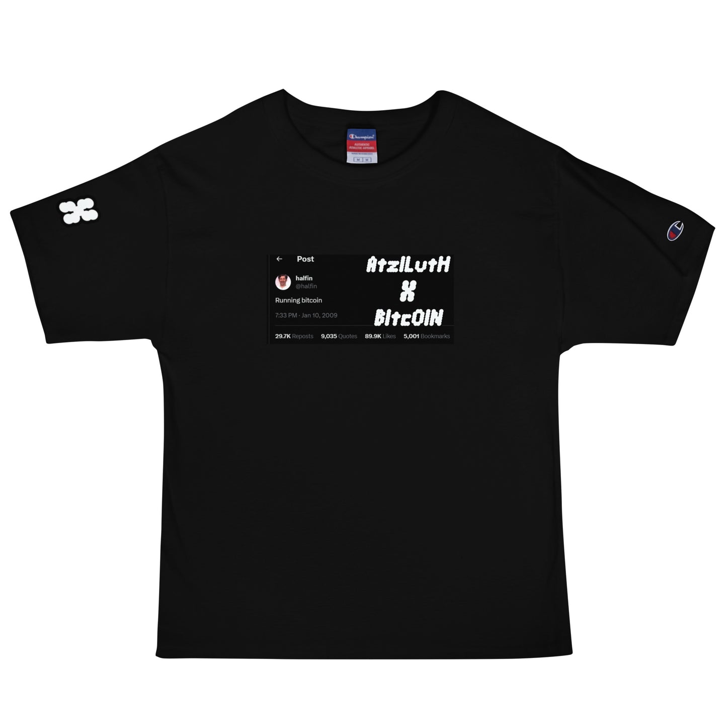 ATZ BTC TWEET Men's Champion T-Shirt