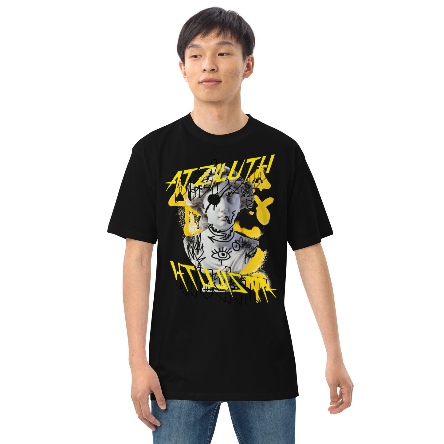 Atziluth Gallery "Replica Piece" Men’s premium heavyweight tee