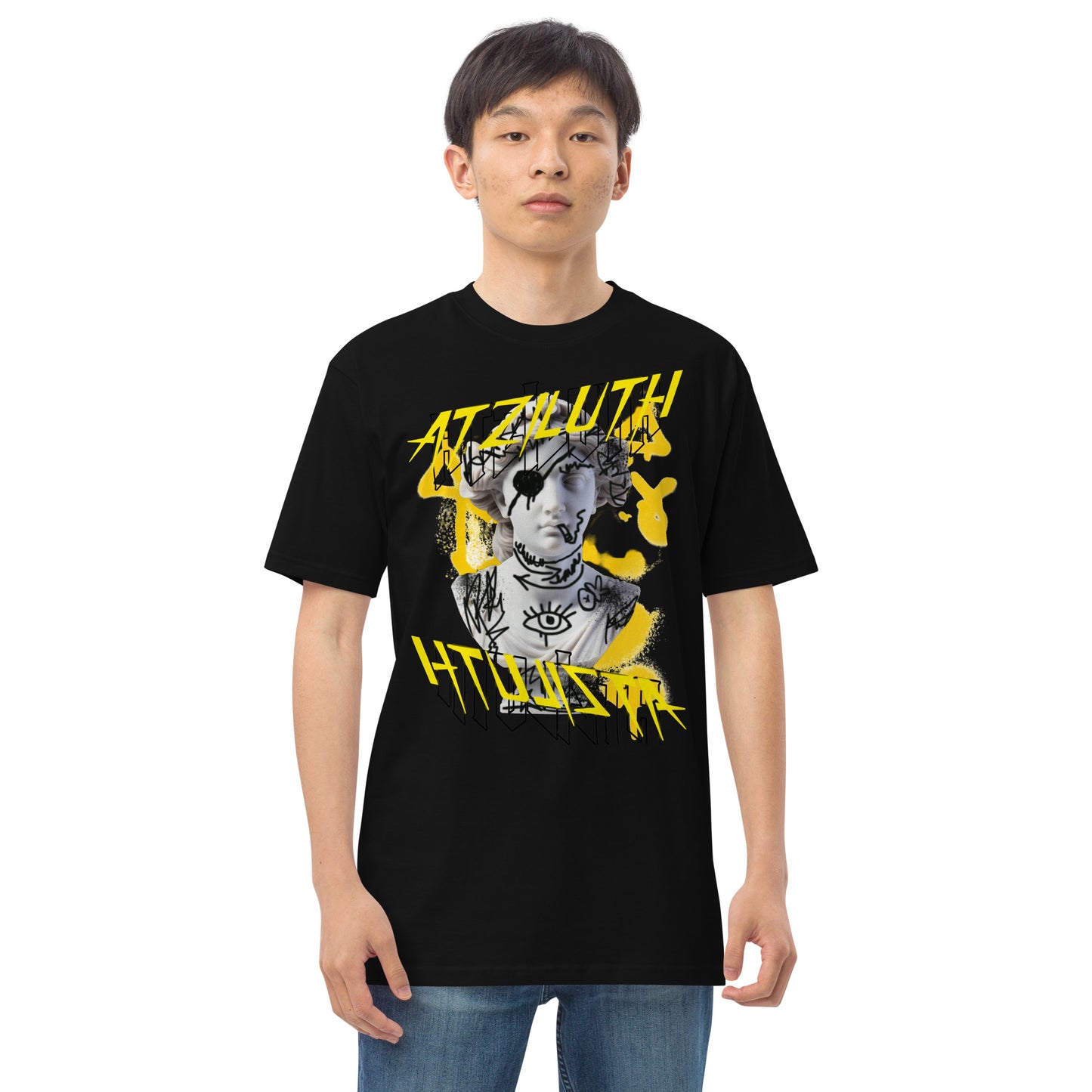 Atziluth Gallery "Replica Piece" Men’s premium heavyweight tee