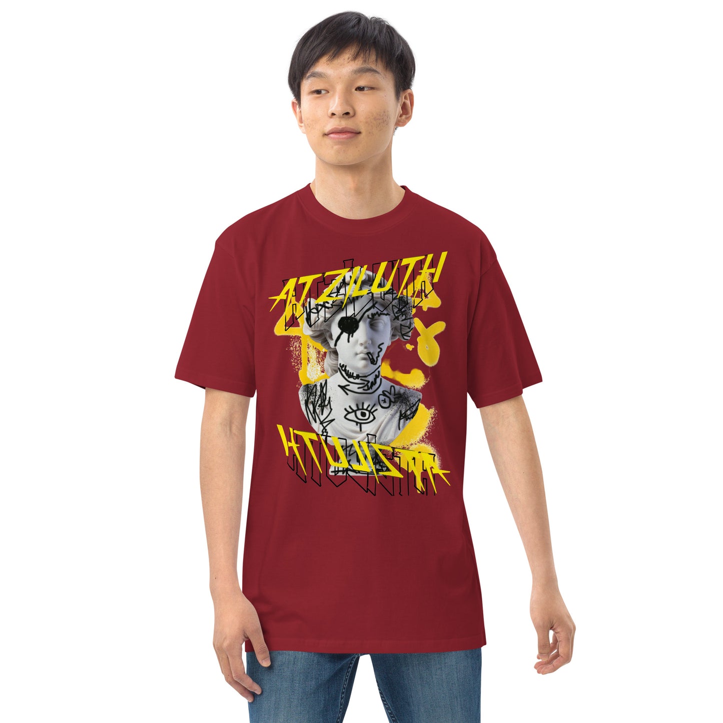 Atziluth Gallery "Replica Piece" Men’s premium heavyweight tee