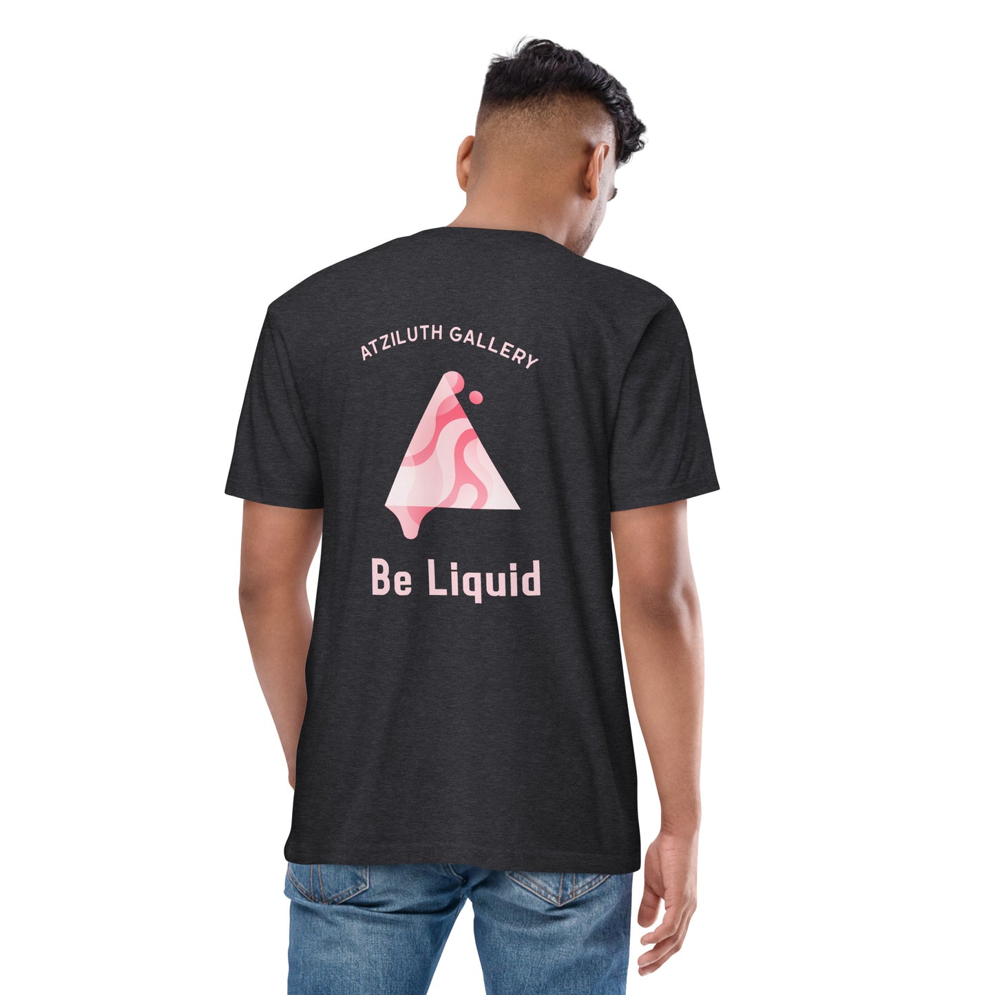 Atziluth Gallery "Be Liquid" Men’s premium heavyweight tee