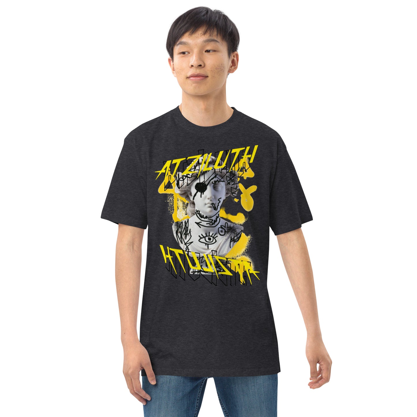 Atziluth Gallery "Replica Piece" Men’s premium heavyweight tee