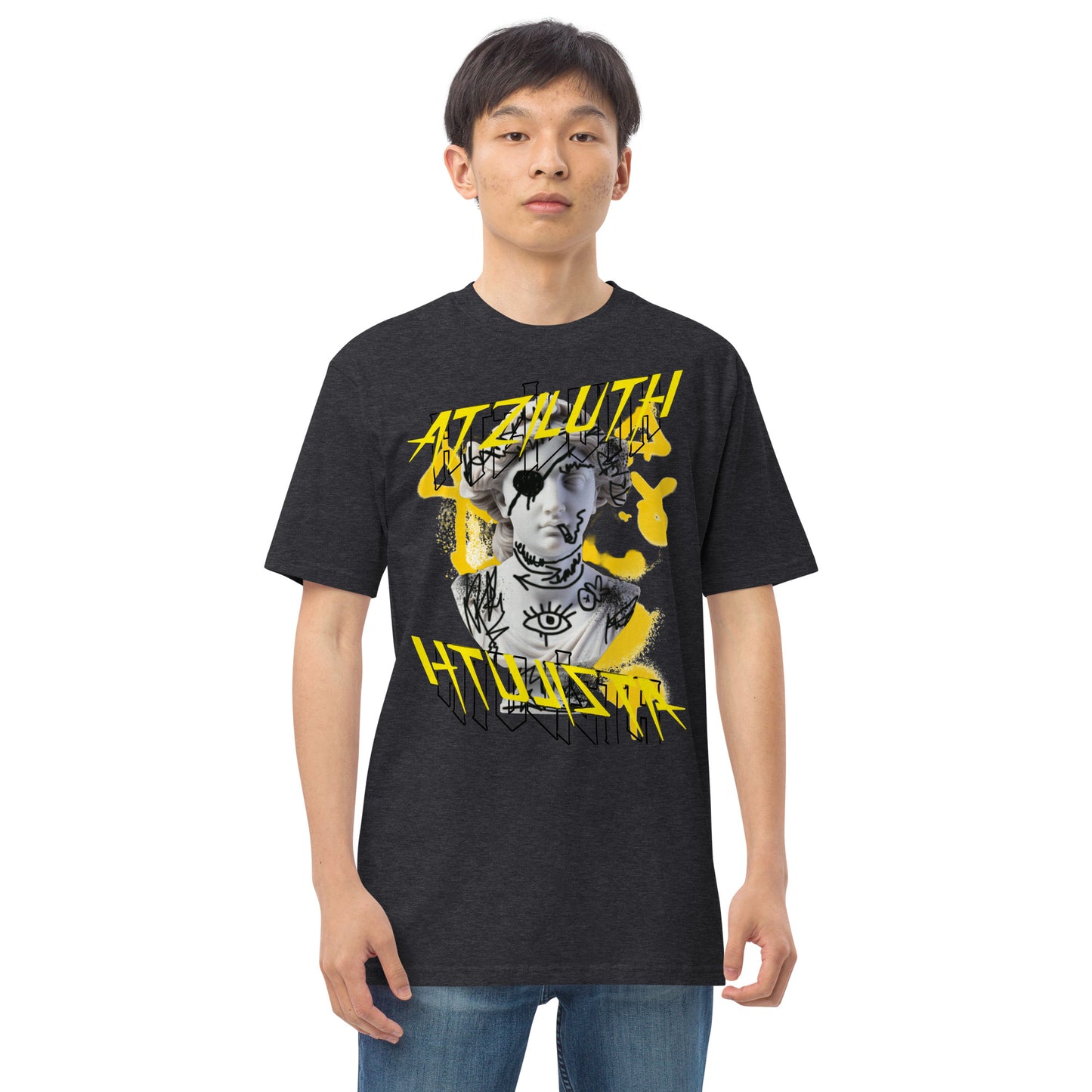 Atziluth Gallery "Replica Piece" Men’s premium heavyweight tee