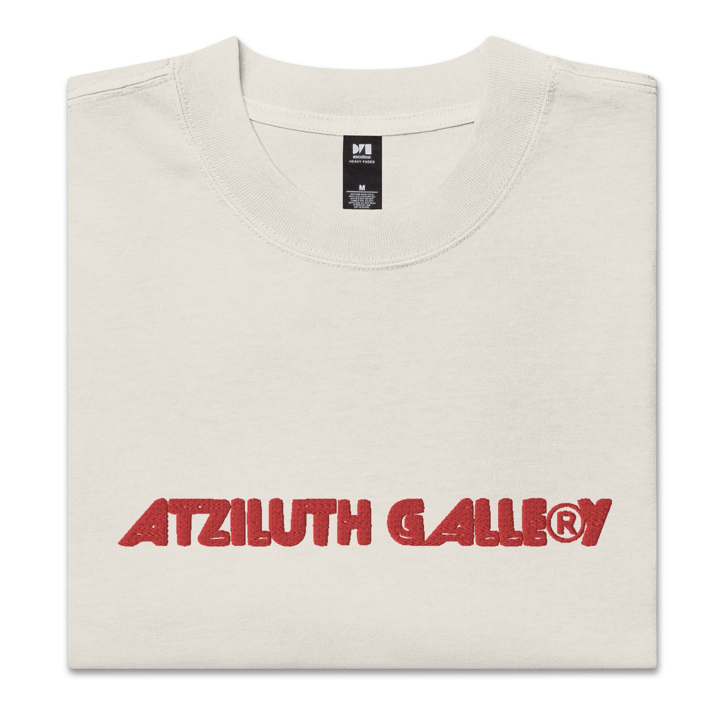 Atziluth gallery "Restricted" Oversized faded t-shirt