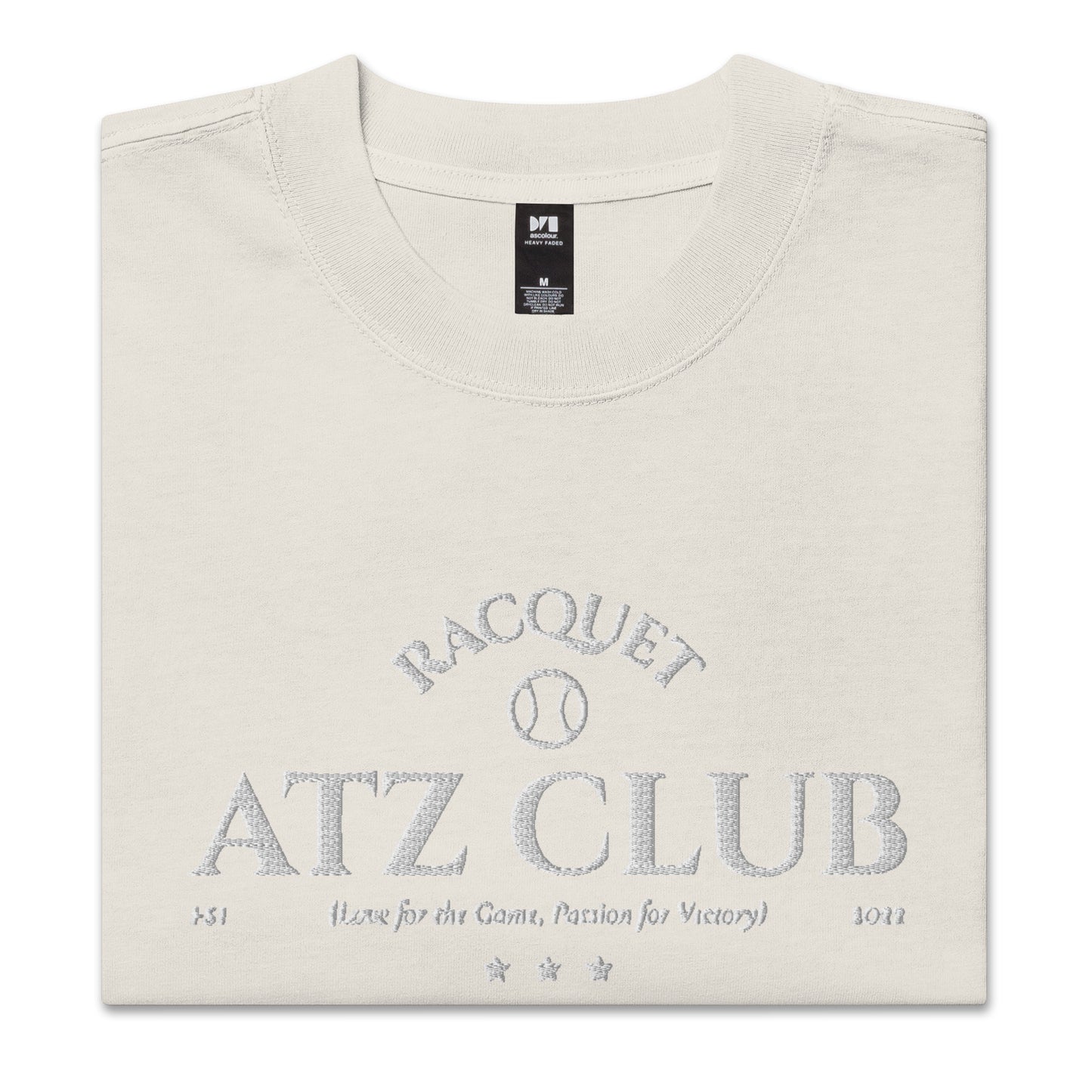 Atziluth Gallery "Country Club" Oversized faded t-shirt