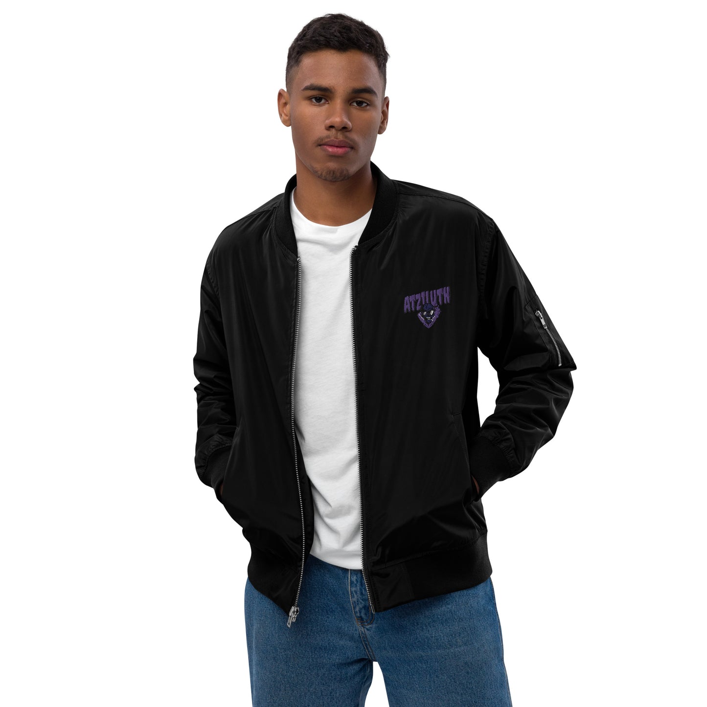 Atziluth Gallery "Rejects" Premium recycled bomber jacket