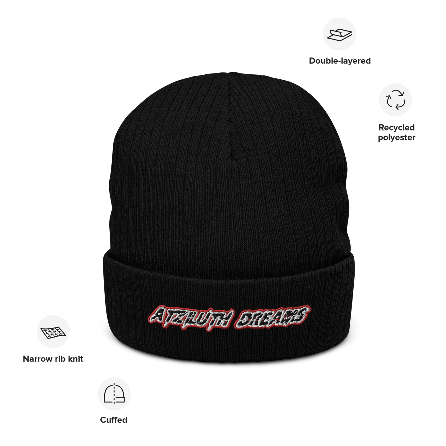 Atziluth Dreams Ribbed knit beanie