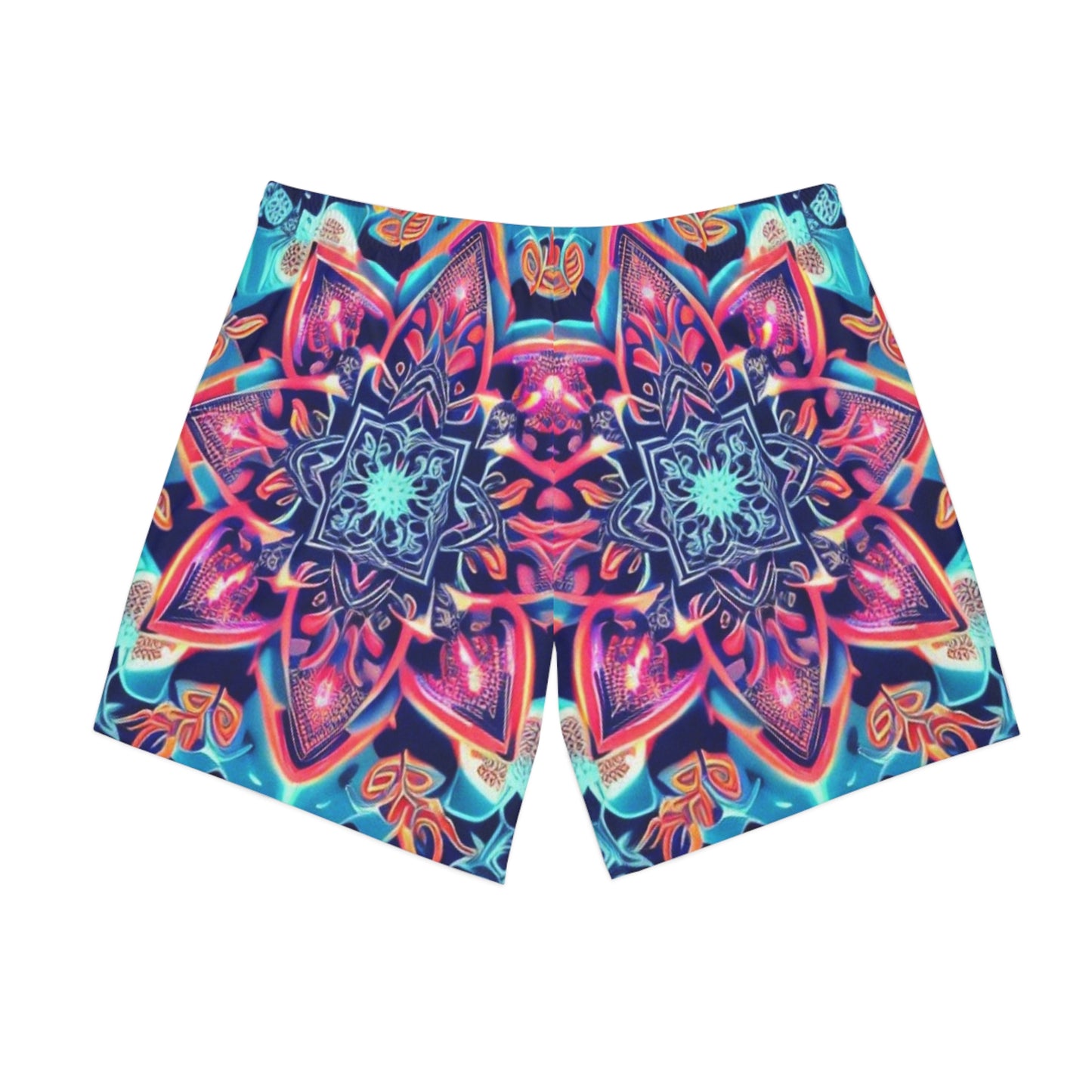 Atziluth Gallery " Abstract Print" Men's Elastic Beach Shorts