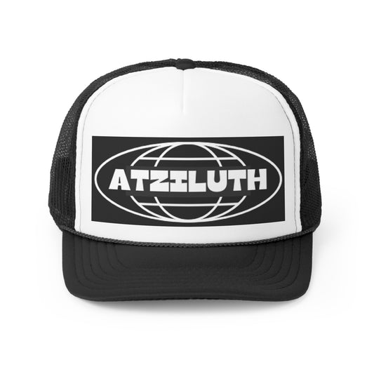 Atziluth " Globe logo " Trucker Cap