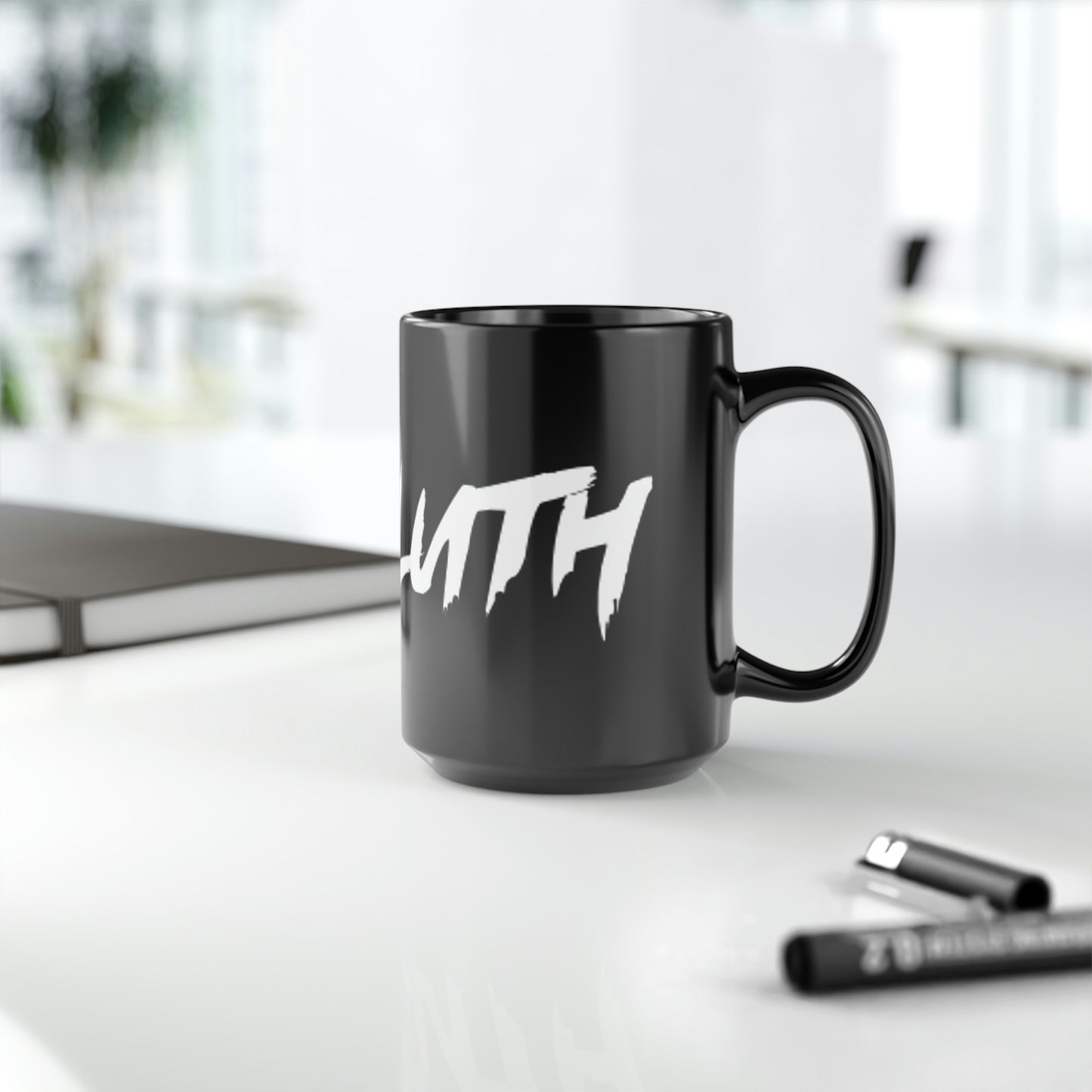 Atziluth Gallery " Black Coffee Mug "