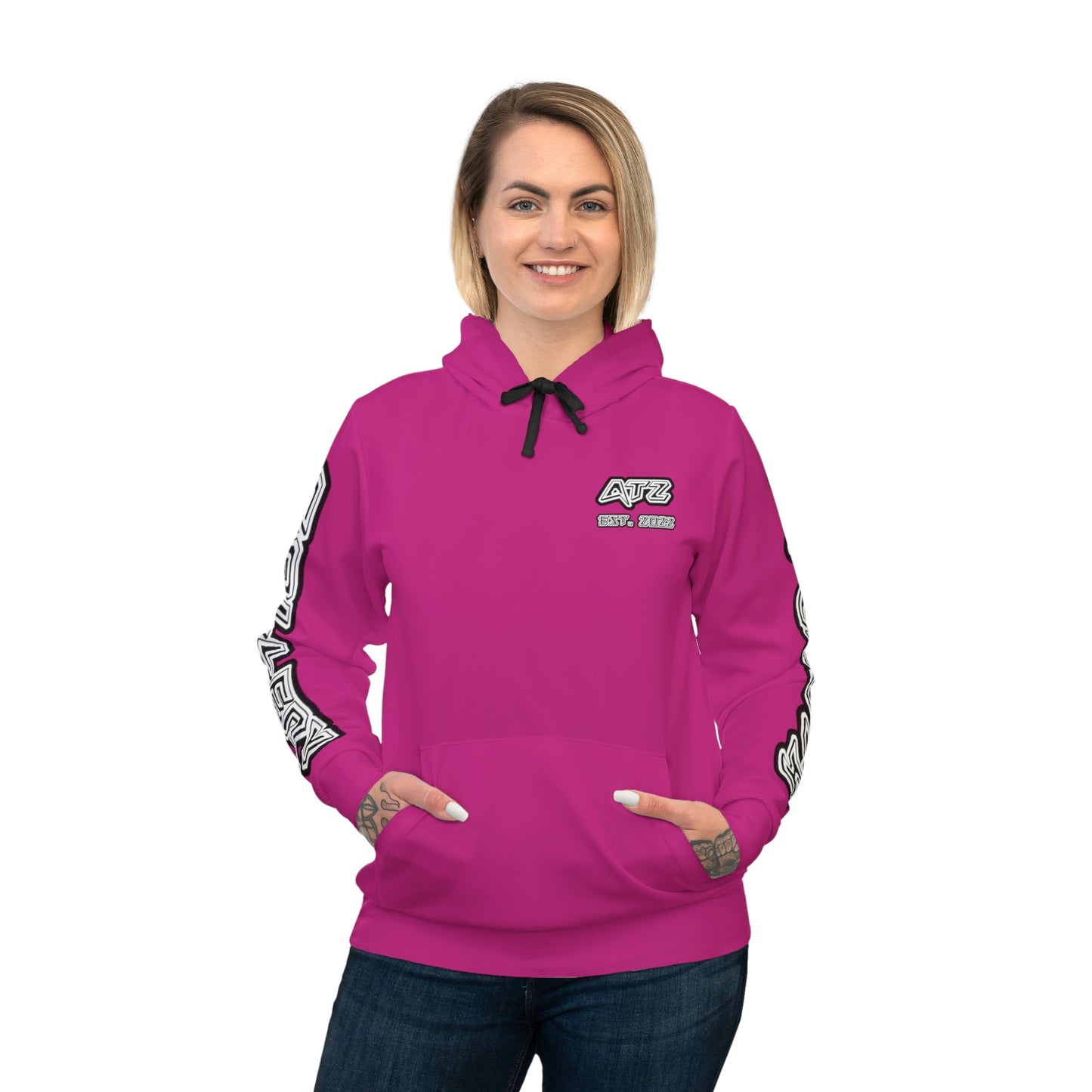 Atziluth Gallery " Moto-X" Hoodie (Pink)