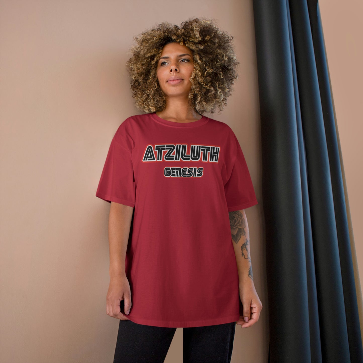 Atziluth Gallery x Champion "Atz Genesis"  T-Shirt