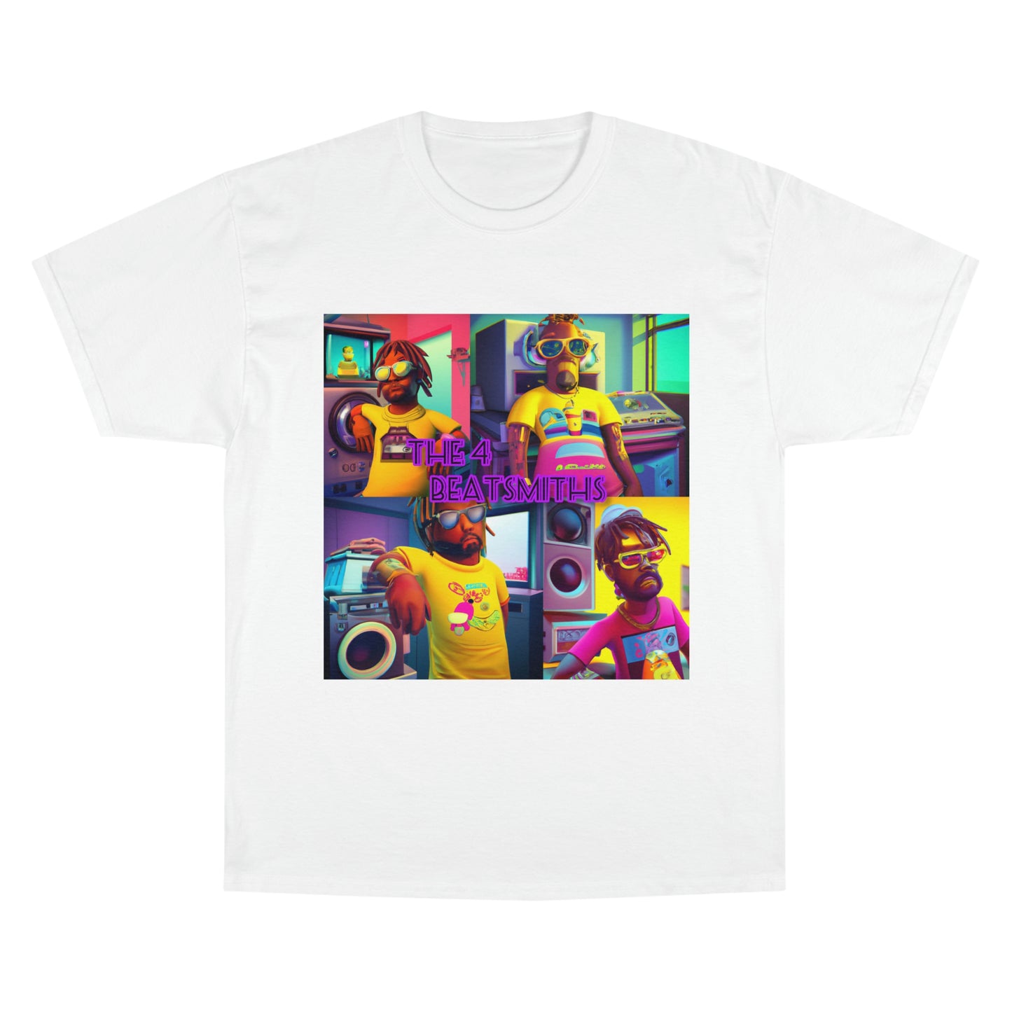 Atziluth Gallery x Champion "The 4 Beatsmiths"  T-Shirt