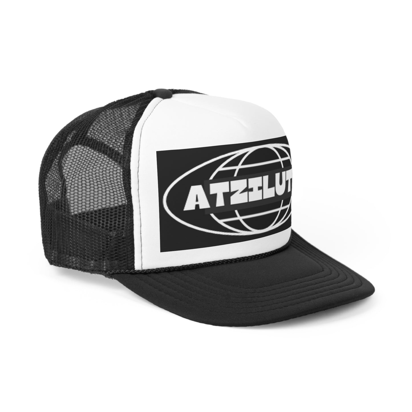 Atziluth " Globe logo " Trucker Cap